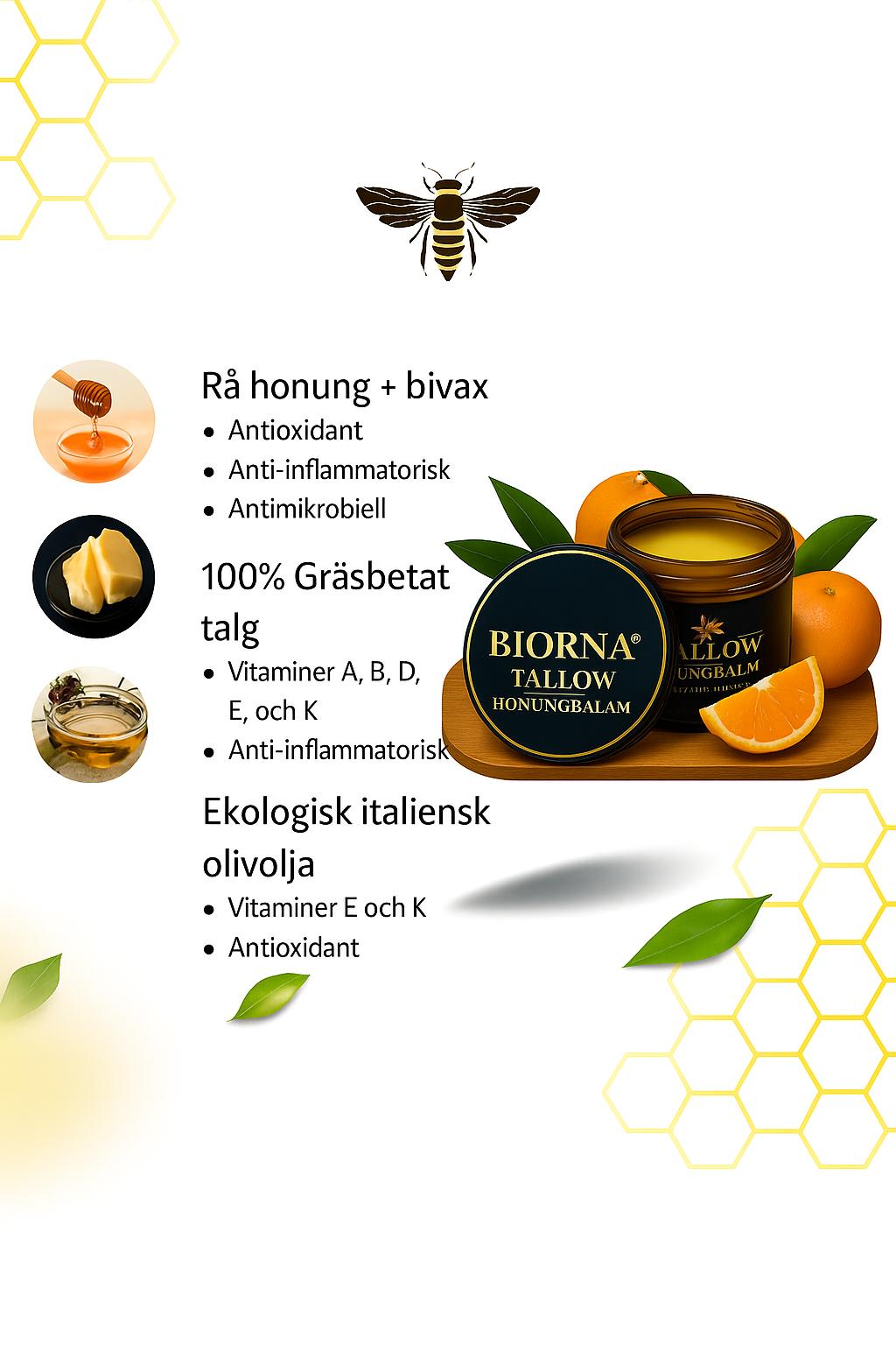 BIORNA™ Tallow Honung Balm